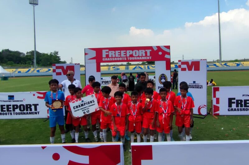 Freeport Grassroots Tournament Gresik 2025 diikuti oleh 20 tim dari berbagai Sekolah Sepak Bola (SSB) di Gresik | Sumber Foto: PSSI Jawa Timur