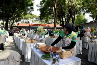 Ladies Program menjadi salah satu rangkaian kegiatan Munas VII APRKSI 2025 di THP Kenjeran Surabaya, Jumat (9/5/2025) | Sumber Foto: Pemkot Surabaya