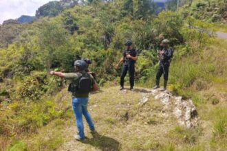 dok. Tim Satgas Ops Damai Cartenz-2025 saat melakukan pengamanan di Distrik Sugapa, Kabupaten Intan Jaya, Papua Tengah, Jumat (21/3/2025) | Sumber Foto: Hum Satgas ODC 2025