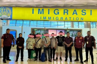 Deportasi ini dilakukan karena para WNA terbukti menyalahgunakan Visa on Arrival (VoA) | Sumber Foto: Imipas