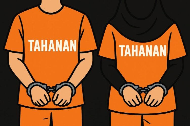 Ilustrasi penangkapan tersangka kasus dugaan penipuan | Sumber Foto: Cre-AI/Bicaraindonesia.id