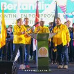 Pomprov III Jatim 2025 secara resmi dibuka di Lapangan Rektorat Unesa pada Rabu (28/5/2025) malam | Sumber Foto: Bapomi Jatim/DAP