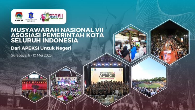 Flyer Munas VII APEKSI Tahun 2025 di Kota Surabaya, Provinsi Jawa Timur | Sumber Foto: dok. APEKSI
