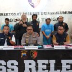 Konferensi pers ungkap kasus dugaan TPPO di Lobby Ditreskrimum Polda Jateng, Kamis (19/06/2025) | Sumber Foto: Polri