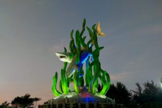 dok. Taman Suroboyo di Jalan Pantai Kenjeran, Kedung Cowek, Kecamatan Bulak, Kota Surabaya, Jawa Timur | Sumber Foto: Dna/BI