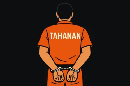 Ilustrasi penahanan tersangka atas kasus dugaan korupsi dana desa | Sumber Foto: Cre-AI/BI