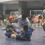 dok. Laga final cabang olahraga Futsal Putra Kota Surabaya vs Kota Malang dalam Porprov IX Jawa Timur 2025 di Graha Polinema, Kota Malang, Jumat (27/6/2025) | Foto: Dimas Ap/BI