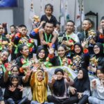 Kontingen Surabaya cabang olahraga (cabor) shorinji kempo dalam ajang Porprov Jatim 2025 | Foto: Dimas AP/BI