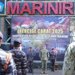 Upacara penutupan Latma CARAT 2025 digelar di Pusat Latihan Tempur 5 Banongan, Situbondo, Jawa Timur, Minggu (29/6/2025) | Sumber Foto: Dispen Koarmada II