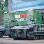 Kendaraan unggulan produksi Pindad ditampilkan di area outdoor Live Demo Indo Defence 2025 Expo & Forum di JIEXPO Kemayoran | Sumber Foto: PT Pindad