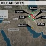 Ilustrasi: Peta beberapa situs nuklir Iran | Sumber: Council on Foreign Relations. IAEA, Nuclear Threat Initiative