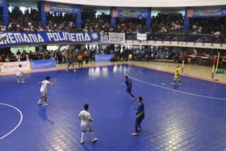 dok. Laga final cabang olahraga futsal putra antara Kota Surabaya melawan Kota Malang, di Graha Polinema Malang, Jumat (27/6/2025) | Foto: Scr/Istimewa