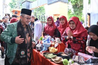 Menteri Pendidikan Dasar dan Menengah (Mendikdasmen), Abdul Mu’ti, saat melakukan kunjungan ke SMK Negeri 4 Kota Jambi, Kamis (24/7/2025) | Sumber Foto: Kemendikdasmen
