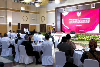 Kegiatan bertajuk "Refleksi dan Evaluasi 1 Tahun Pembubaran Diri JI" yang digelar Densus 88 di Depok, Jawa Barat, Senin (30/6/2025) | Sumber Foto: Yt/Hum BNPT