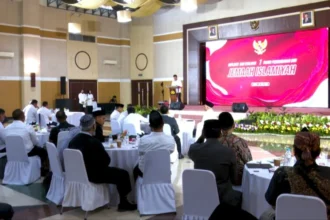Kegiatan bertajuk "Refleksi dan Evaluasi 1 Tahun Pembubaran Diri JI" yang digelar Densus 88 di Depok, Jawa Barat, Senin (30/6/2025) | Sumber Foto: Yt/Hum BNPT