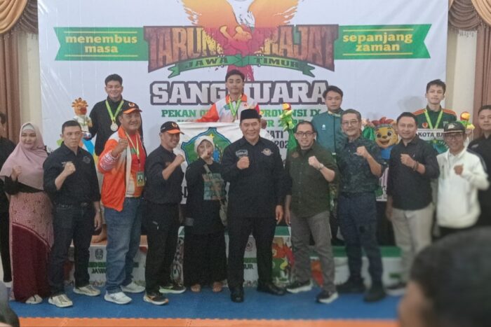 Penutupan cabang olahraga Tarung Derajat dalam gelaran Pekan Olahraga Provinsi (Porprov) Jawa Timur IX 2025 di Kota Batu pada Sabtu (5/7/2025) | Foto: Ist/Dimas Ap