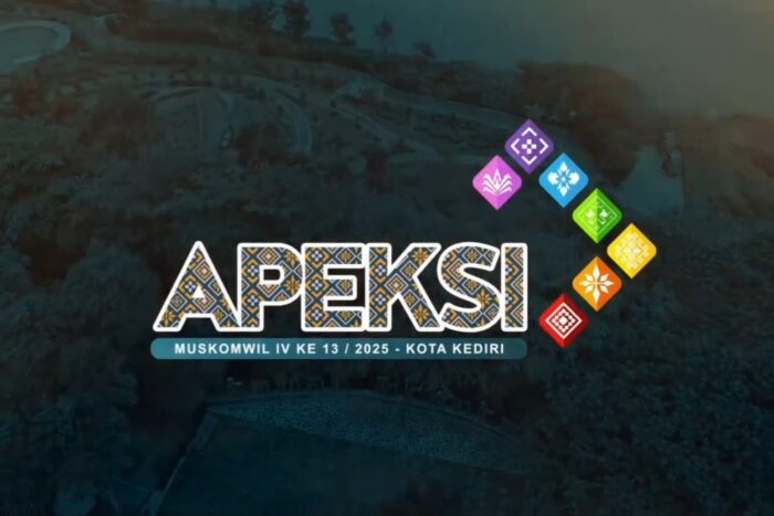 Ilustrasi logo Muskomwil IV ke-13 APEKSI di Kota Kediri | Sumber Foto: Pemkot Kediri