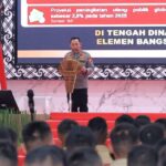 Kapolri Jenderal Polisi Listyo Sigit Prabowo memberikan pembekalan kepada Capaja dari TNI-Polri di Mabes TNI, Cilangkap, Jakarta Timur, Jumat (18/7/2025) | Sumber Foto: Hum Polri