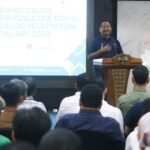Ketua KONI Jatim, Muhammad Nabil, saat membuka kegiatan seleksi calon pelatih Puslatda yang digelar di Kota Surabaya, Senin (28/7/2025) | Foto: Ist/Dimas Ap