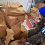 Ratusan ribu batang rokok tanpa cukai diamankan di wilayah Kecamatan Asemrowo dan Tandes Surabaya (Foto: dok. Satpol PP Surabaya)