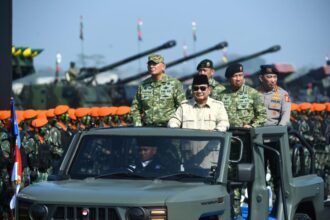 Upacara Gelar Pasukan Operasional dan Kehormatan Militer di Komplek Pusdiklat Kopassus, Batujajar, Jawa Barat, Minggu (10/8/2025) | Foto: Biro Pers Setpres