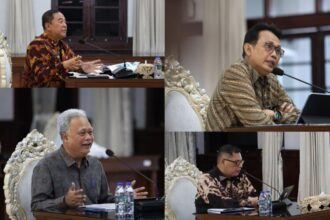 Kolase calon Sekda Kota Surabaya, dari kiri atas searah jarum jam: Dedik Irianto, Rachmad Basari, Eddy Christijanto dan Lilik Arijanto | Foto: dok. Pemkot Surabaya