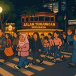 Ilustrasi Jalan Tunjungan Surabaya | Foto: Cre-AI/BI