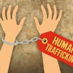 Ilustrasi human trafficking (Cre-AI/BI)