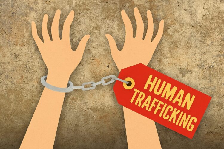 Ilustrasi human trafficking (Cre-AI/BI)