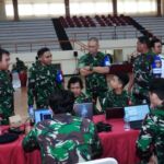 Latihan Siber TNI berlangsung pada 4-6 Agustus 2025 di GOR A. Yani, Mabes TNI, Cilangkap, Jakarta Timur, Senin (4/8/2025) | Sumber Foto: Puspen TNI