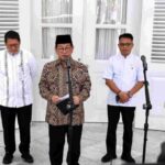 Gubernur DKI Jakarta, Pramono Anung, saat memberikan keterangan pers di Balai Kota Jakarta, Jumat (29/8/2025).