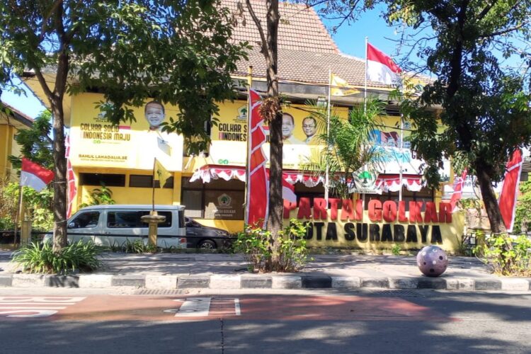 Kantor DPD Partai Golkar Kota Surabaya di Jalan Adityawarman, Surabaya | Foto: Ist/Pr