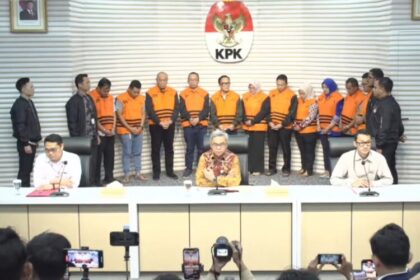 Konferensi pers kasus dugaan pemerasan sertifikasi K3 di Gedung KPK, Jakarta, Jumat (22/8/2025) | Sumber Foto: Yt/KPK
