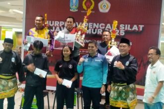 Pesilat Madiun berhasil juara umum Kejurprov Pencak Silat Jawa Timur 2025 di Surabaya | Foto: Ist/Dimas Ap