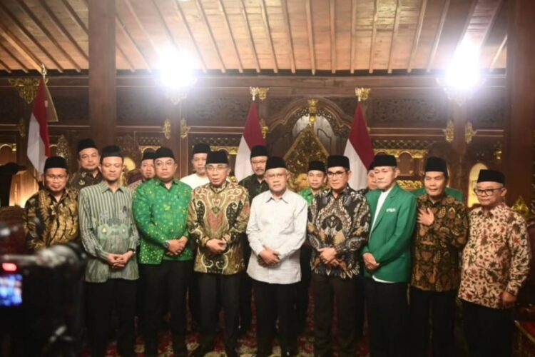 Keterangan pers Ketua Umum Organisasi Masyarakat (Ormas) Islam di Hambalang, Jawa Barat, Sabtu (30/8/2025) | Sumber Foto: Setkab
