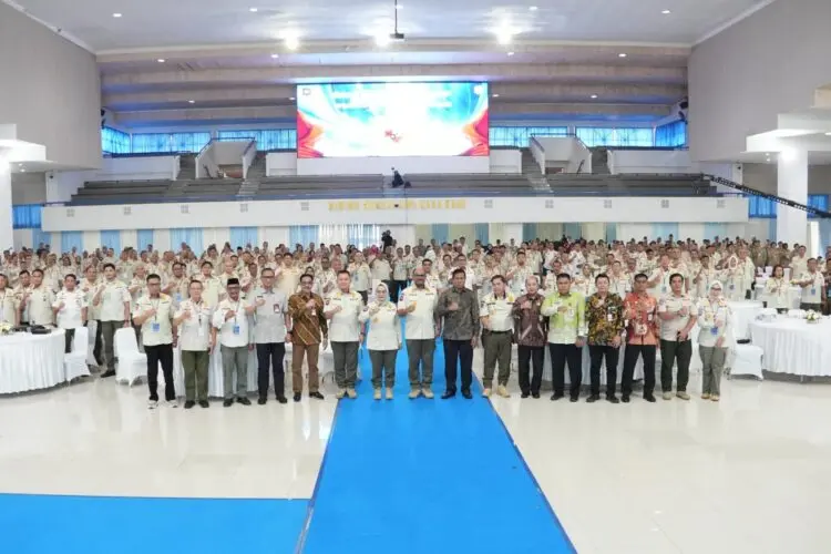 Rapat Penguatan Kapasitas Satpol PP di Kampus IPDN Jatinangor, Sumedang, Jawa Barat, Kamis (18/9/2025) | Sumber Foto: Kemendagri