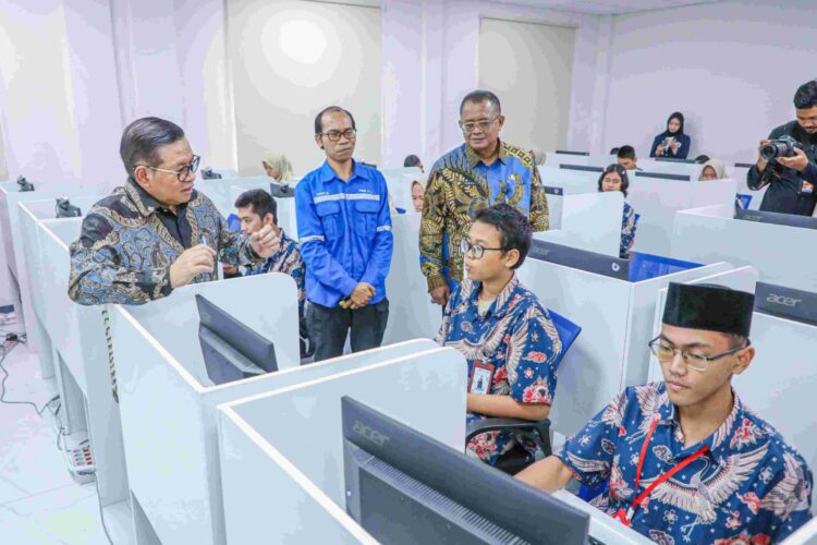 Gubernur DKI Jakarta, Pramono Anung, saat meresmikan remodeling Gedung Panti Sosial Bina Remaja Taruna Jaya 1, di Tebet, Jakarta Selatan, Kamis (25/9/2025) | Sumber Foto: Kominfotik DKI