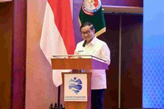 Gubernur DKI Jakarta, Pramono Anung, saat menjadi keynote speaker di Hotel Borobudur, Jakarta Pusat, pada Selasa (30/9/2025) | Foto: Kominfotik DKI