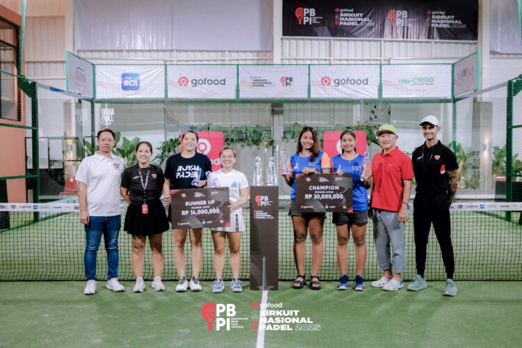 Juara Sirnas Padel 2025 Surabaya kategori Women's Open | Foto: Ist/Dimas Ap