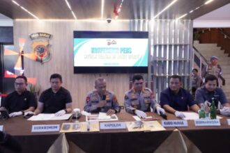 Kapolda Jawa Barat, Irjen Pol. Rudi Setiawan dalam konferensi pers | Sumber Foto: Hum Polri