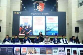 Konferensi pers terkait provokasi dan penghasutan melalui media sosial yang dihelat di Gedung Bareskrim Polri, Jakarta, Rabu (3/9/2025) | Foto: Divhum Polri