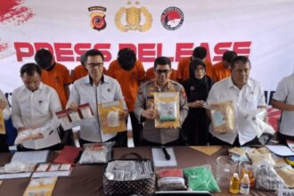 Konferensi pers ungkap kasus narkoba di Polda Jawa Barat | Sumber Foto: Hum Polda Jabar