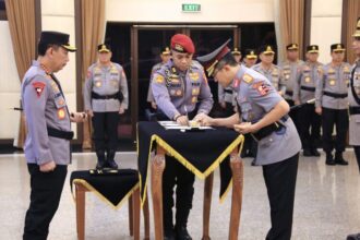 Upacara serah terima jabatan (sertijab) di Rupattama Mabes Polri, Selasa (30/9/2025) | Foto: Divhum Polri