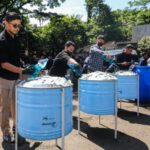 Kegiatan pemusnahan obat keras dan obat-obatan tertentu (OOT) di halaman Polrestabes Bandung, Kota Bandung, Kamis (23/10/2025) | Sumber Foto: Pemkot Bandung