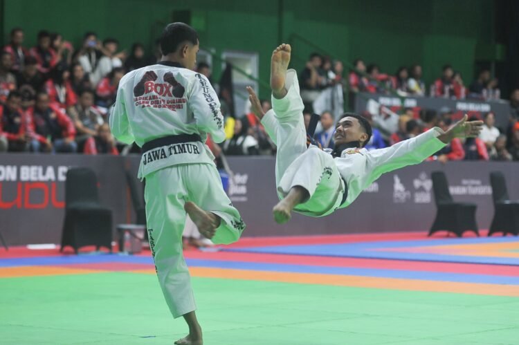 Atlet seni Tarung Derajat Jawa Timur dalam PON Bela Diri 2025 di Kudus | Foto: Ist/Dimas AP