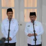 Gubernur DKI Jakarta, Pramono Anung saat menerima kunjungan Mensos Saifullah Yusuf di Balai Kota Jakarta, Jumat (24/10/2025) | Foto: Kominfotik DKI