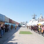 Kegiatan bertajuk "Indonesian Cultural and Ship Tour Event" di Dermaga No.4, Beirut, Lebanon, Kamis (30/10/2025) |Sumber Foto: Dispen Koarmada II