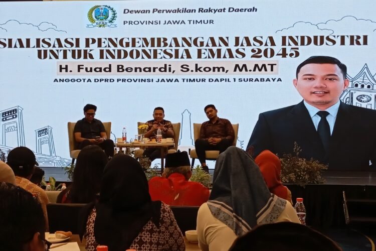 Diskusi bertajuk “Pengembangan Jasa Industri Menuju Indonesia Emas 2045” yang digelar di Surabaya, Jawa Timur, Selasa (28/10/2025) | Foto: Ist/Dimas Ap