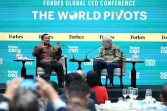 Presiden Prabowo Subianto, saat menghadiri Forbes Global CEO Conference 2025, di Hotel The St.Regis, Jakarta, Rabu (15/10/2025) | Foto: Biro Pers Setpres