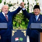 Presiden RI Prabowo Subianto dan Presiden Republik Federasi Luiz Inacio Lula da Silva, dalam pernyataan pers bersama di Istana Merdeka, Jakarta, Kamis, (23/10/2025) | Sumber Foto: Biro Pers Setpres
